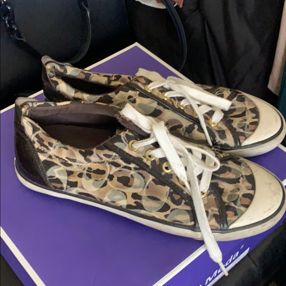 Coach leopard shoes